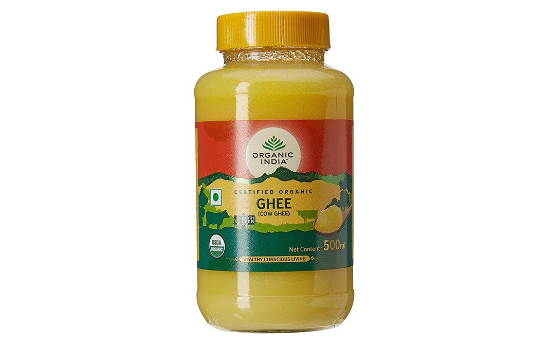 Organic India Ghee (Cow Ghee)   Glass Jar  445 grams